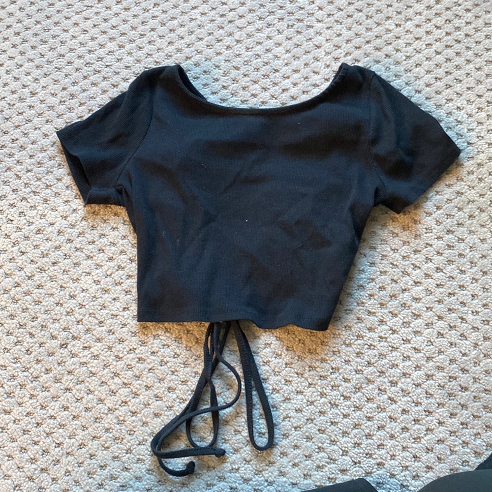 Black Crop Top from Target
